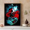 Full Round Diamond Painting Mermaid Princess Art Rhinestone Picture Mosaic DIY 5D Cross Stitch Embroidery Home Decoration