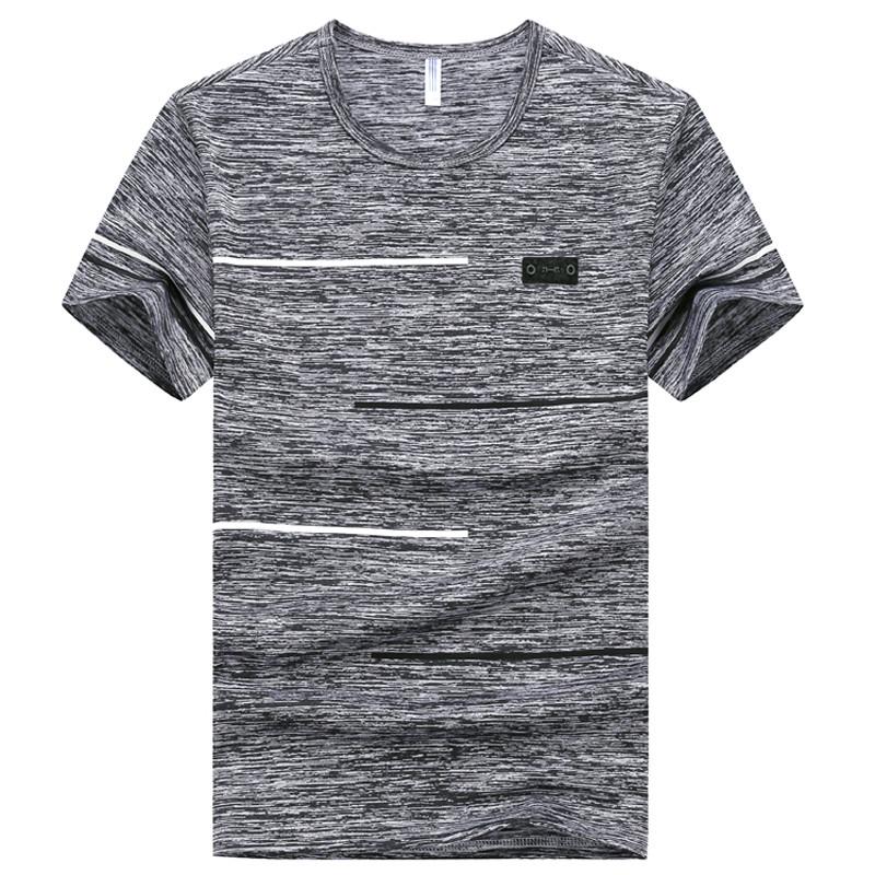 Summer Brand Tops Quick Dry Slim Fit T-shirt Men Sporting Clothing Short Sleeve