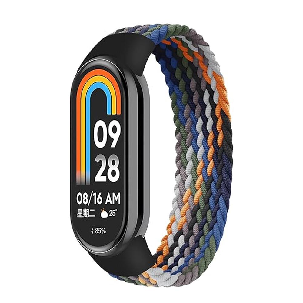 Ремешки для Xiaomi Mi Band 10 9 8 NFC miband умные часы аксессуары Запасной ремень Плетеный браслет correa mi band 10 ремешки