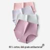 High-Quality Cotton Antibacterial Mid-High Waist Panties for Middle-Aged & Elderly Women - Plus Size Triangular Briefs