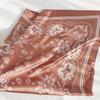 Elegant For Women Paisley Printed Flower Small Shawls Head Scarfs Square Hijab Scarf Bandana