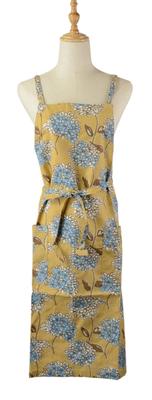 Короткий фартук Friends Hill Дождливый цветок Желтый