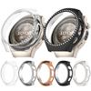 For Huawei Watch 5 46mm Watch Case Rhinestone Decor Hollow Electroplating PC Watch Cover