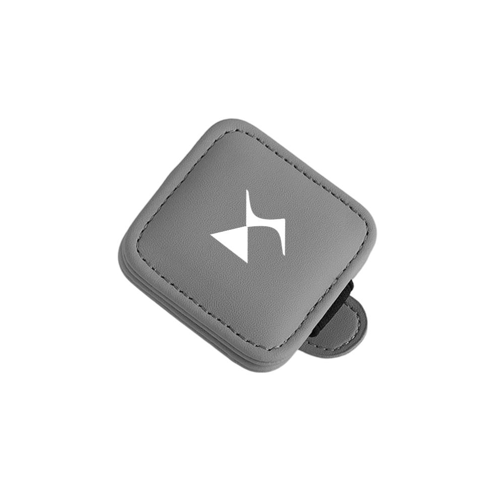 Car Leather Glasses Clips Sun Visor Sunglasses Storage Fastener For Citroen C4 C3 C5 C1 DS3 DS5 DS4 Berlingo Jumper ZX Xsara 2 S