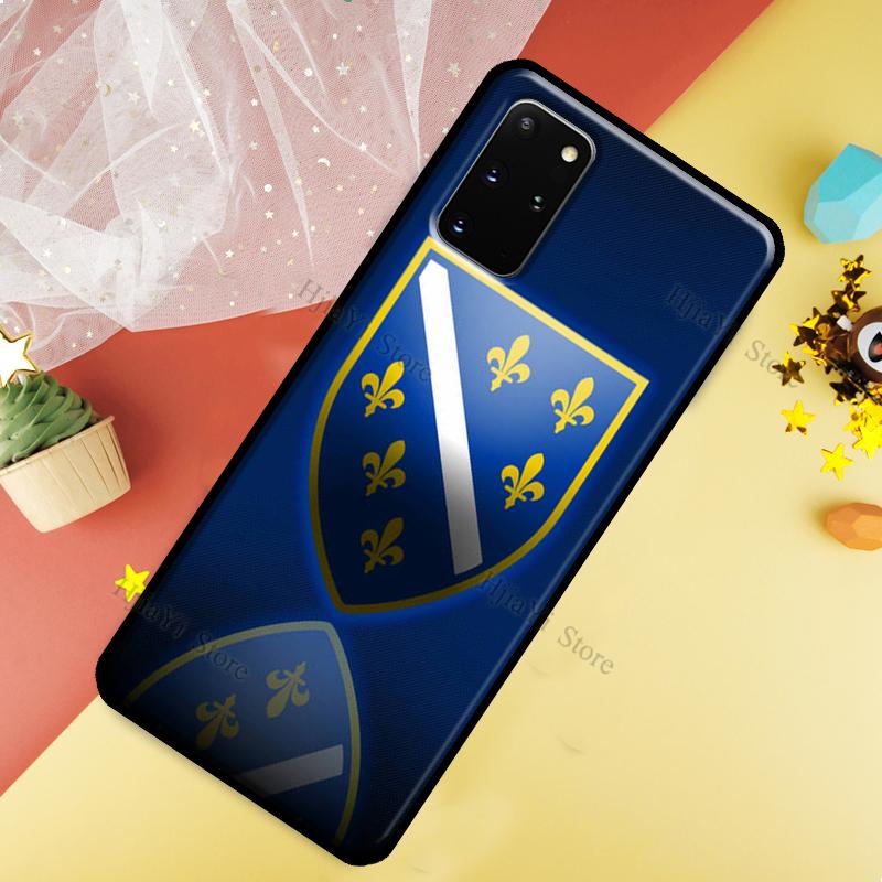 Чехол с флагом Боснии и Герцеговины для Samsung Galaxy S22 Ultra S20 FE S8 S9 S10 Note 10 Plus Note 20 S21 Ultra