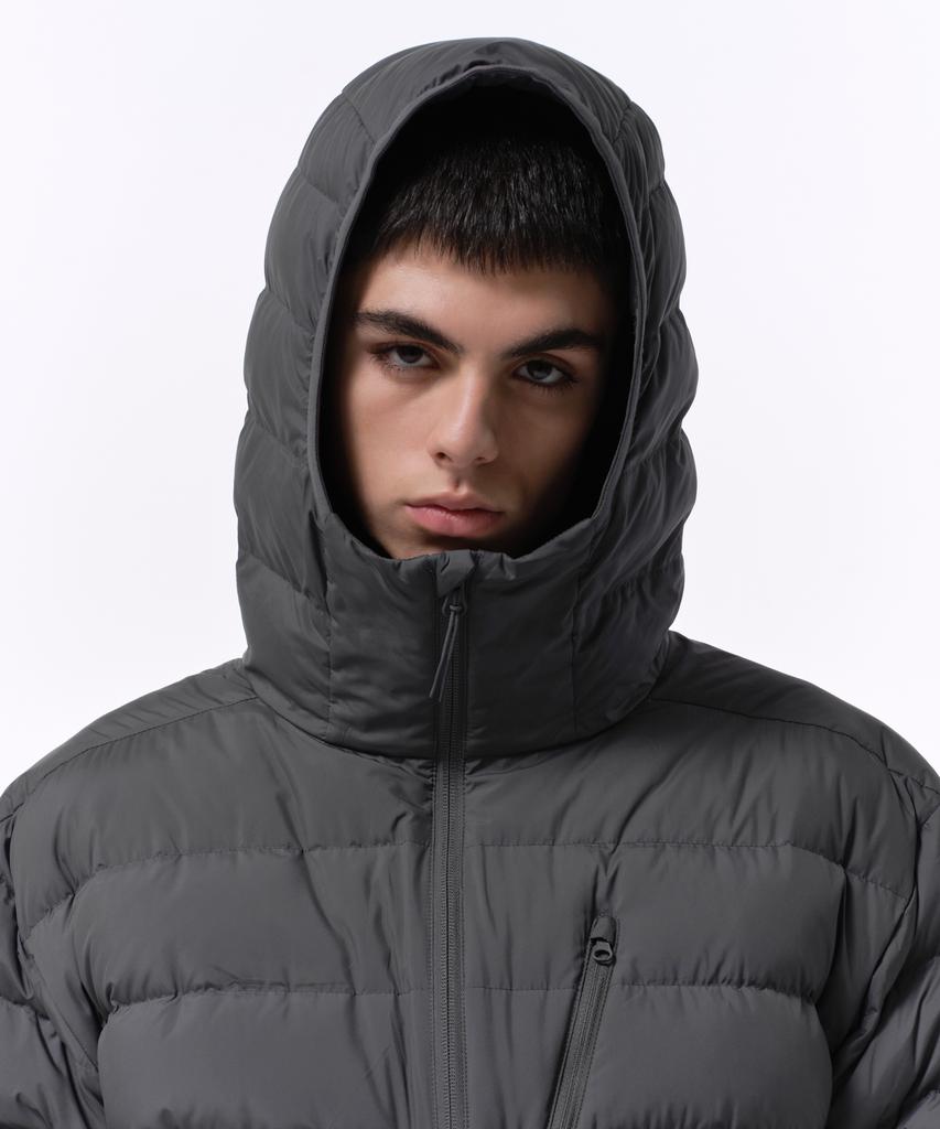 Musinsa Standard [City Leisure] Anorak Light Down Jacket [Grey]
