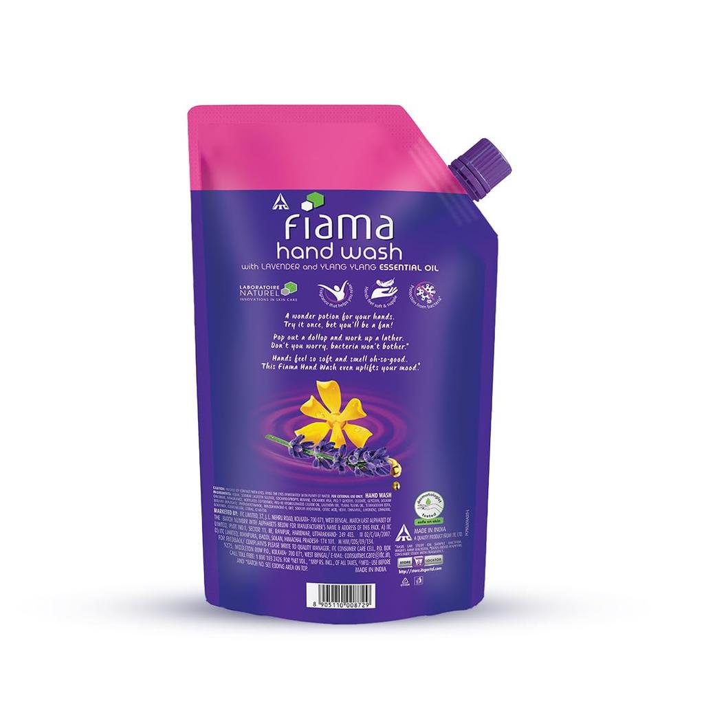 Fiama Relax Hand Wash 750 Ml Liquid Soap for Soft Supple Hands Germ Protection Lavender Ylang Extract