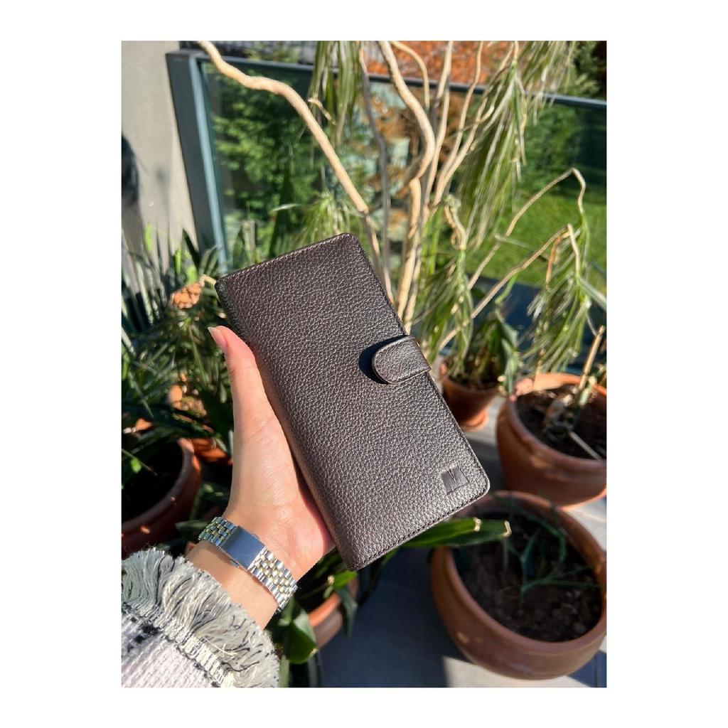 Кошелек унисекс из натуральной кожи Twist 2323 с отделением для телефона