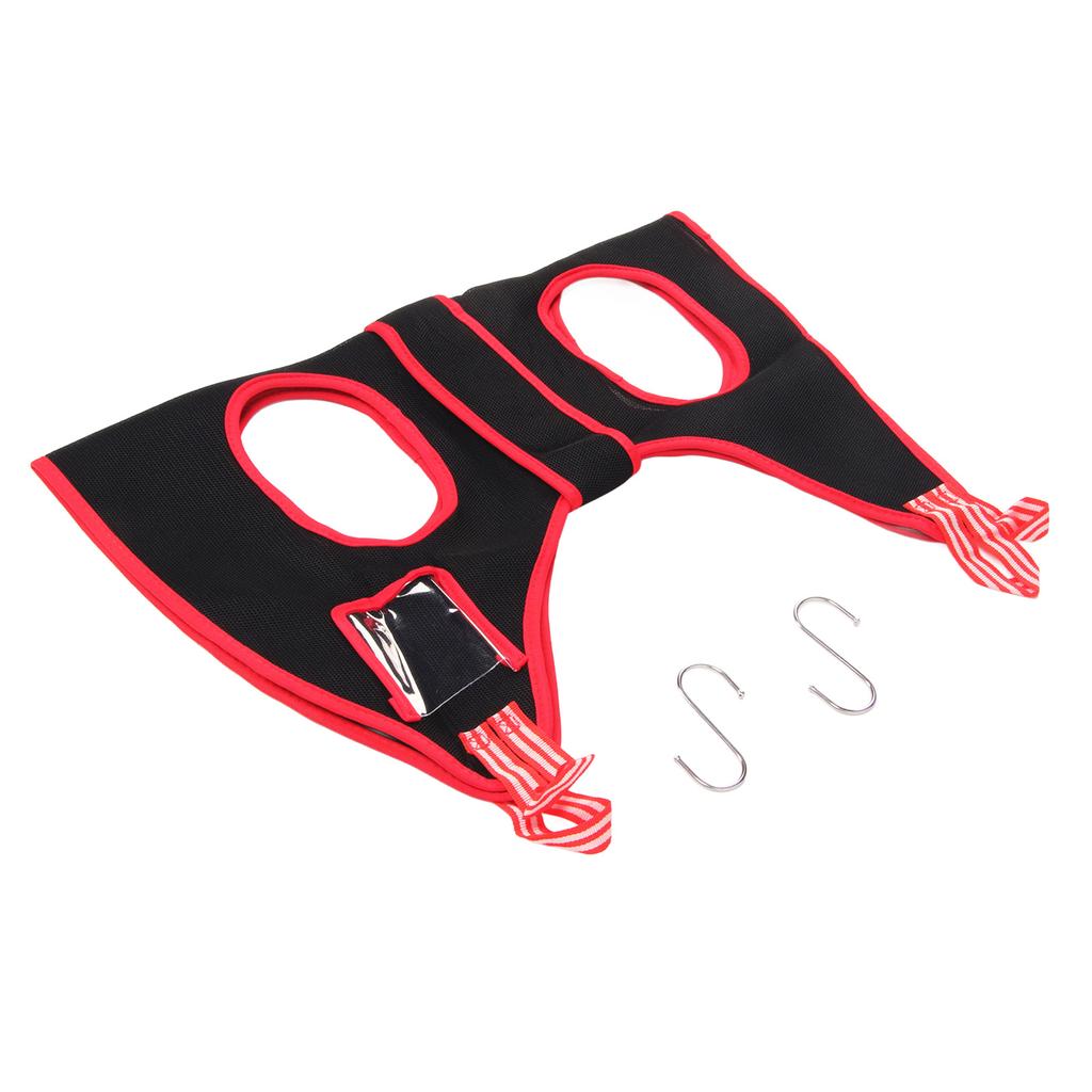 Гамак для груминга собак, дышащий, регулируемый, с застежкой-липучкой, с карманом для