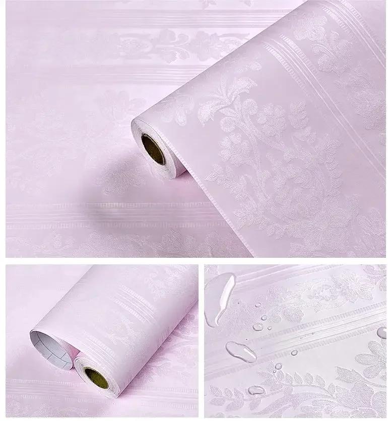 Однотонные самоклеящиеся обои Макарон Наклейка для реновации мебели и шкафов Спальня Виниловая пленка Сделай сам Гостиная Домашний декор