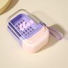 with Locking Buckle Sealed Soap Rack Waterproof Soap Holder Portable Soap Storage Box  Travel