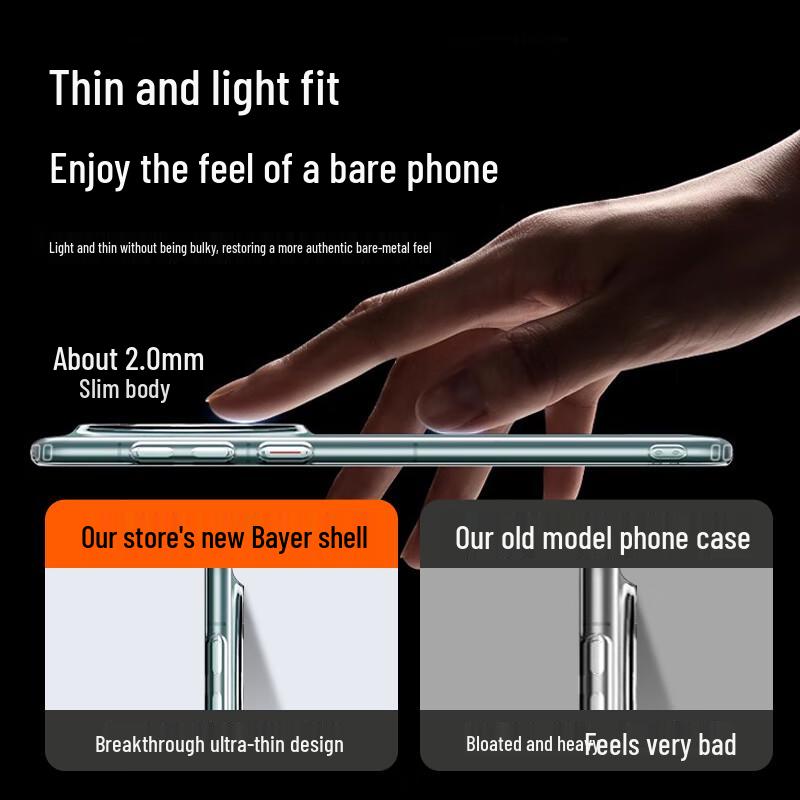 KOOLIFE Huawei Clear Protective Phone Case