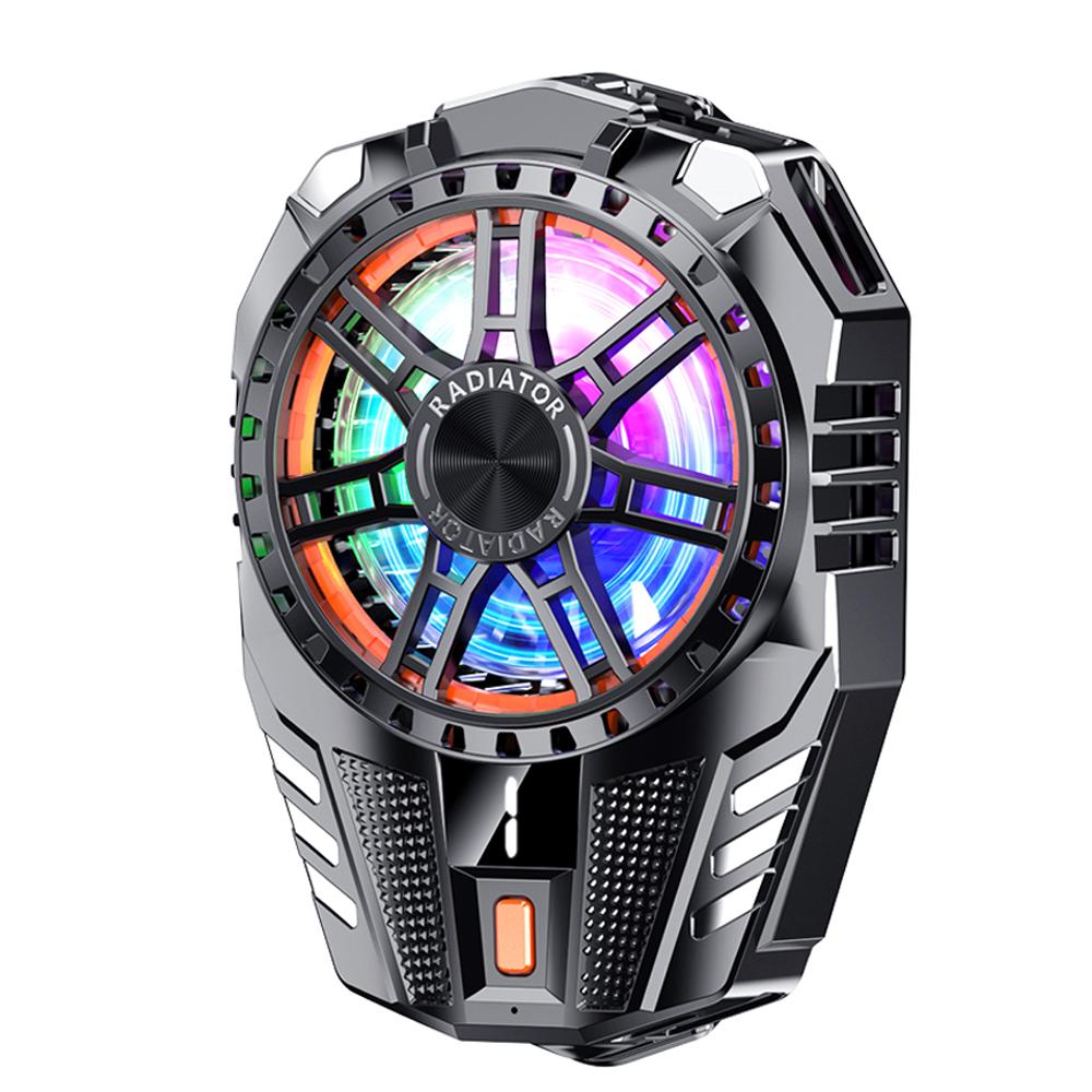 Перезаряжаемый вентилятор рассеивания тепла для мобильного телефона, универсальный игровой радиатор охлаждения с задним зажимом для iPhone, Samsung, Xiaomi, Huawei