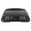 TPMS Wireless Tire Pressure Monitor Detector with 4 Sensors USB + Solar Panel Charging