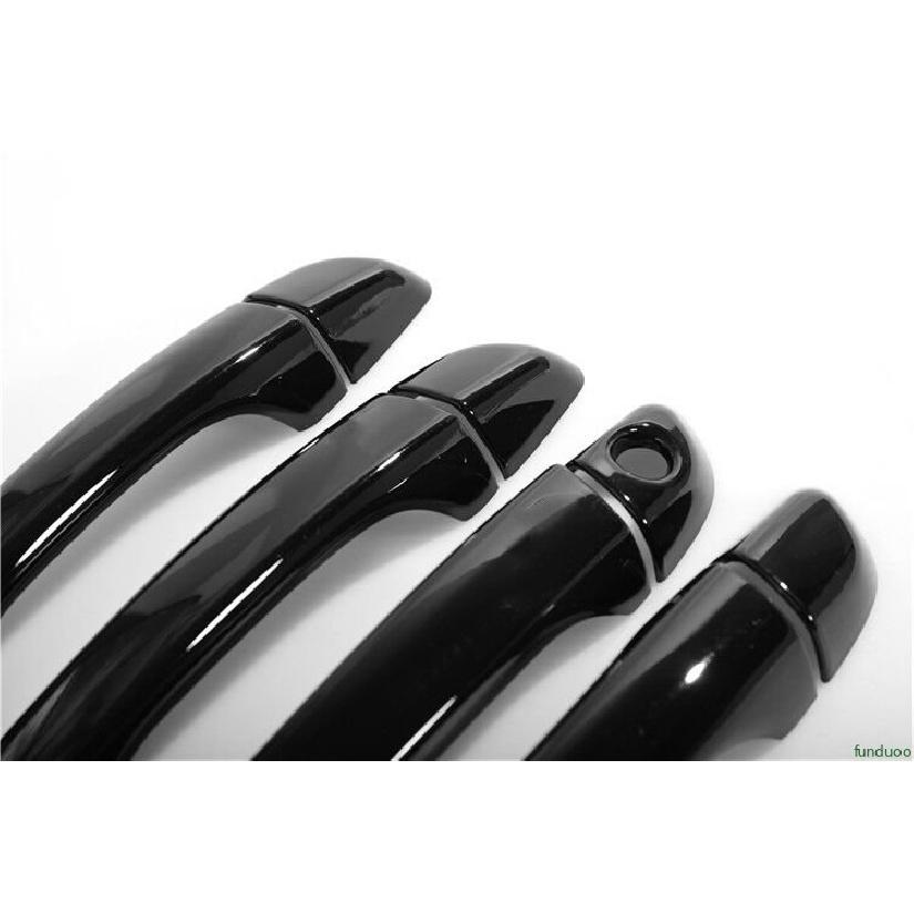 Для Hyundai Verna Elantra 2017 2018 глянцевая черная ручка двери автомобиля Накладка Наклейка Стайлинг Авто