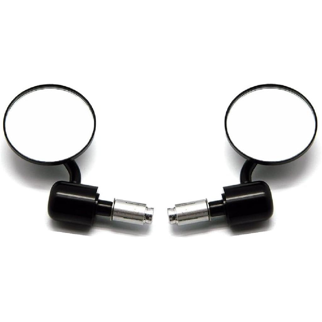 Кастомные мотоциклетные CNC зеркала заднего вида на руль, 3" круглые, 7/8" 22 мм, совместимые с Honda Yamaha Suzuki Kawasaki Aprilia Derbi Ducati