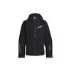 Letter Print Zip-Up Hooded Jacket Men Jackets Black HH8899