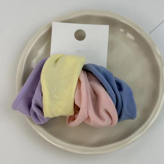 4 шт. Резинки для волос Утолщенные Расширенные Высокоэластичные Резинки для волос Однотонные Держатели для хвоста Мягкие Аксессуары для волос