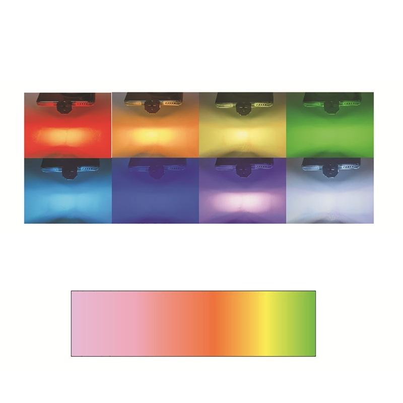 Мини-свет Type-C с 8 цветами RGB, регулируемая подсветка. Идеально подходит для консолей и приборных панелей.