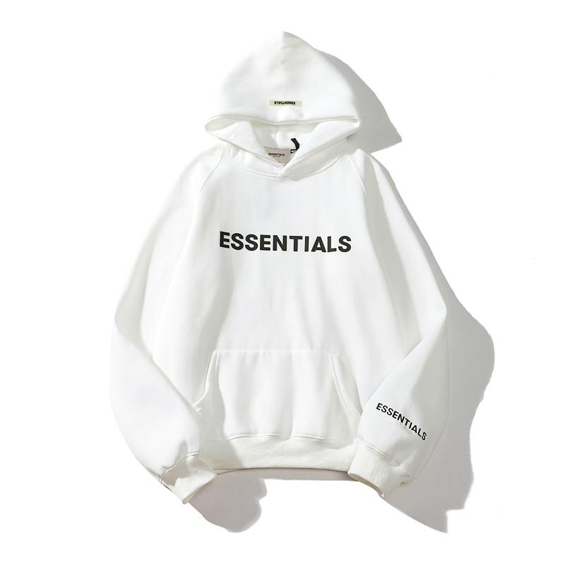 Essentials 2025 Thickening Hoodie Street Wear Silicone Logo Casual Loose Oversized Sports Shirt Top Pullover for Men/women