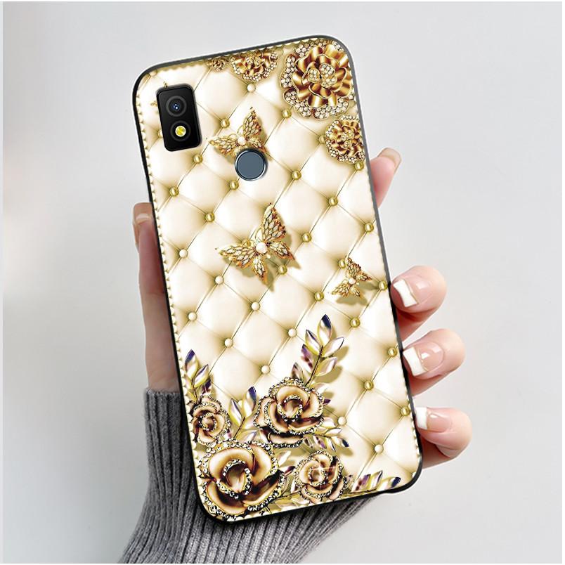 Casing For Cricket Icon 4 Icon 5 Phone Case Luxury Cute Cool Boys Girls Black TPU Soft silicone Back Cover For Icon4 Icon5 Shell
