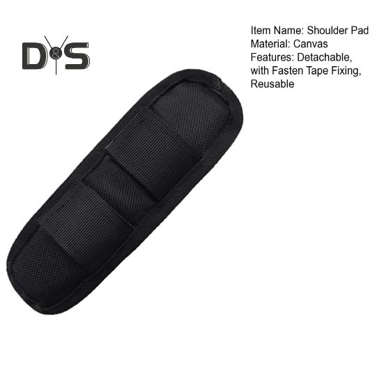 Накладка на плечевой ремень для сумок и рюкзаков, съемная, из парусины, с амортизацией давления, с застежкой-липучкой, многоразовая, моющаяся, для ежедневного использования, дорожная поясная подушка