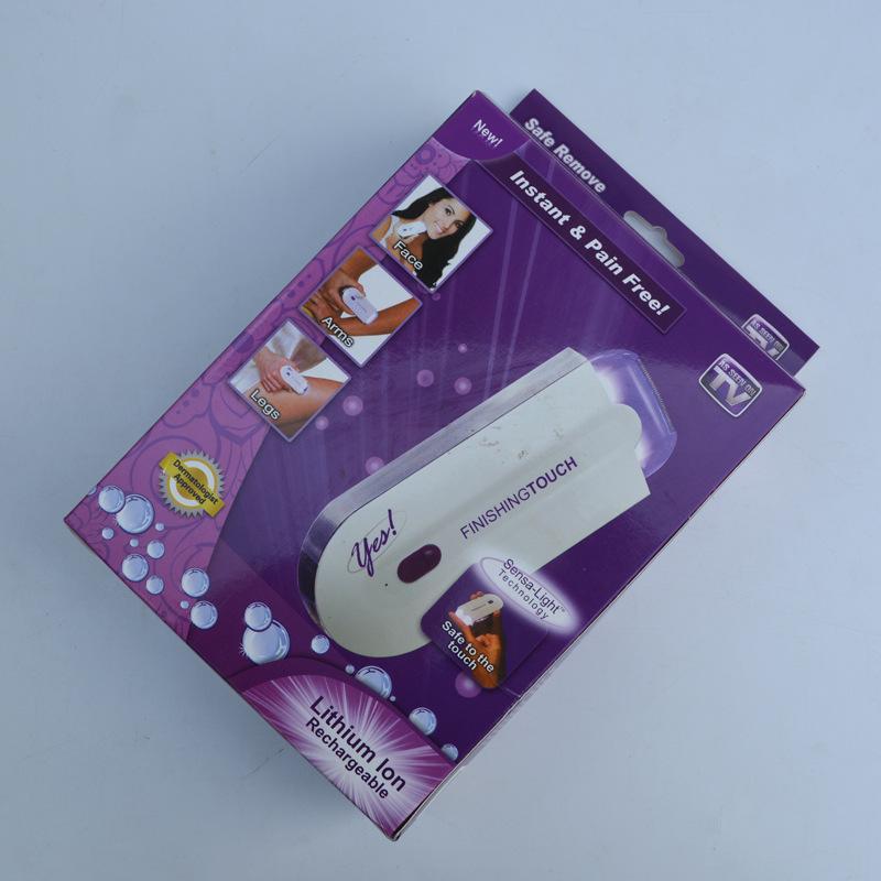 Electric Blue Light Induction Hair Removal Shaver for Women