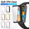Защитный чехол для HUAWEI Band 11Pro Аксессуары Всесторонний Жесткий TPU Бампер Рамка Закаленная оболочка Чехол для huawei smart band11