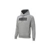 Puma Active Logo Print Повседневная спортивная толстовка с капюшоном Мужская Толстовка Серая 582682-03