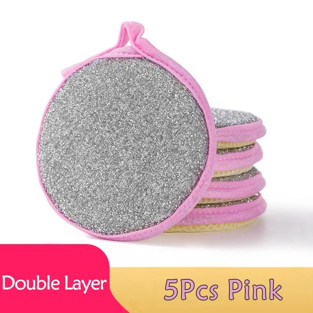 Новые 5/10 шт. двухсторонние губки для мытья посуды, кастрюли, губки для мытья посуды, бытовые чистящие средства, кухонная утварь, мытье посуды Bru