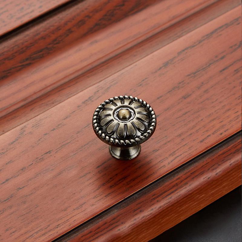 Retro Zinc Alloy Furniture Pull Handle Cabinet Drawer Wardrobe Door Handle Home Decor,22mm Screw