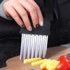 Multi-Functional Wavy Chopper Stainless Steel Vegetable Cutter Crinkle Cutter  Food Preparation