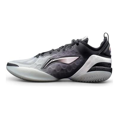 Li Ning Yushuai 19V2 Амортизация Отскок Сцепление Низкие Баскетбольные Кроссовки Мужские Серый Черный ABAV049-10