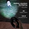 360 Degree Anti-Slip Handle Retractable Small Medium Dog Nylon Leash with LED
