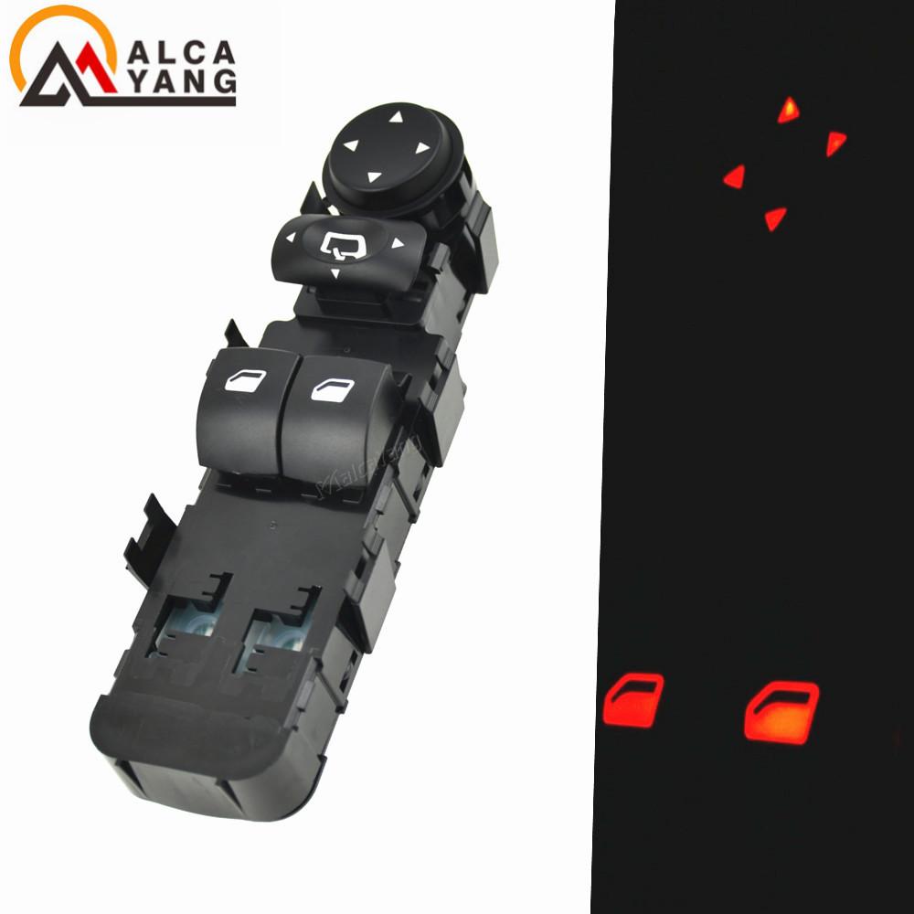 NEW High Quality Coupe Black Window Switch Mirror Adjustment Switch Left For Citroen C4 LC 2004 2005 2006 2007 2008 2009 2010
