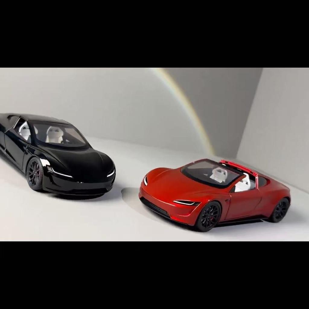 ZTFT9 1:Масштаб 24 Сплав Tesla Roadster Спортивный Автомобиль Модель Литье под Давлением Металлическая Игрушечная Машинка Кабриолет Игрушка Подарок Мальчику Коллекционная Домашний Декор