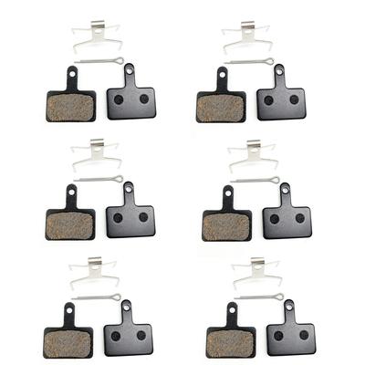 6 пар (12шт) MTB горные велосипедные дисковые тормозные колодки для Shimano B01S M375 M445 M446, полимерные полуметаллические велосипедные тормозные колодки