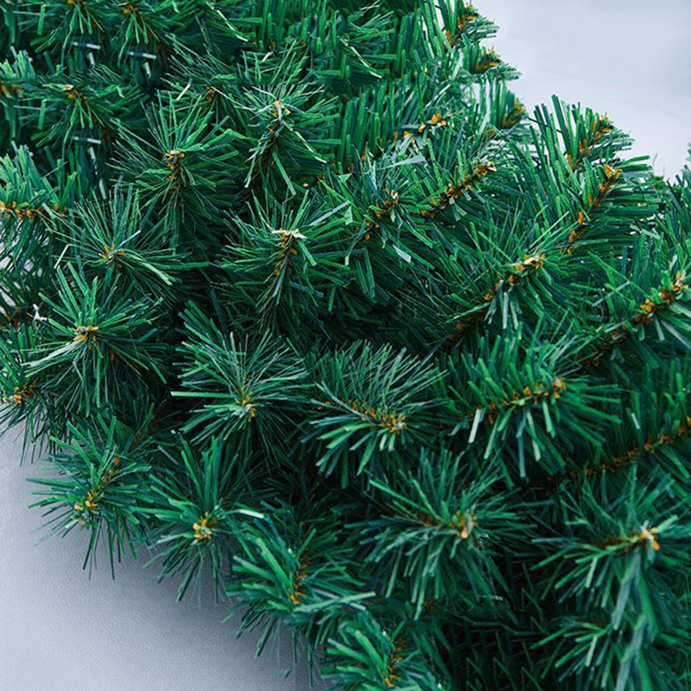 60 см рождественский венок из ротанга гирлянда деревенская рождественская елка подвеска для домашней вечеринки искусственный венок из ротанга сосновый подвесной орнамент