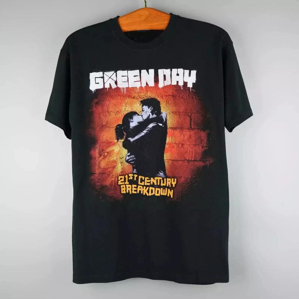 Green Day 21 St Century Breakdown Rock Band Music Unisex TShirt Summer Cotton High-quality Streetwear