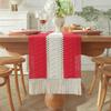 Table Cloth Macrame Table Runner Farmhouse Style Modern Farmhouse Decor Rustic Woven Cotton Festival Home Decoration