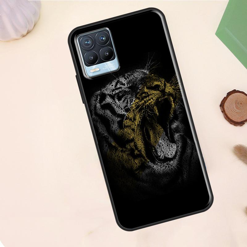 Animal Tiger Art Case For Realme C55 C53 C33 C63 C61 C51 C65 C67 C71 C75 11 12 13 14 15 Pro Plus GT6 GT7 Pro