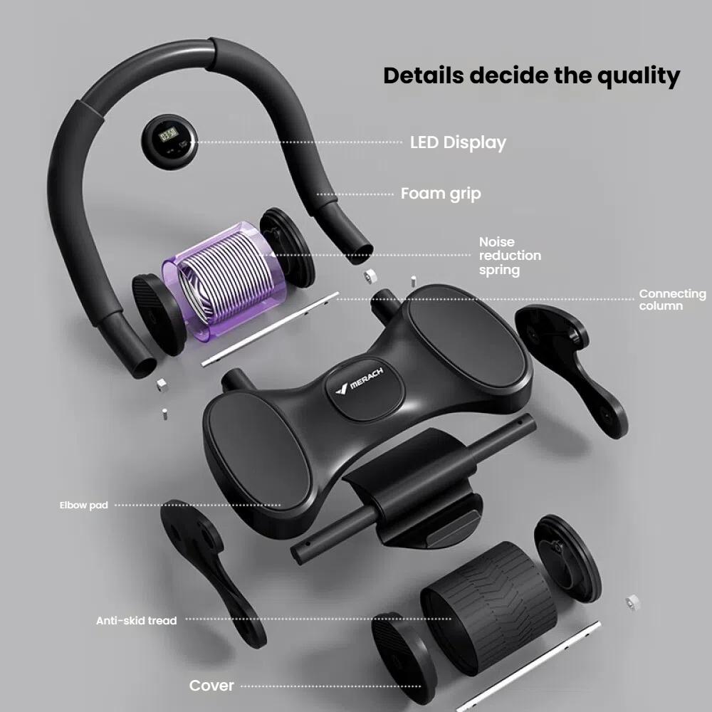 Колесо для брюшного пресса с автоматическим отскоком, домашнее разгибание локтей, колесо для брюшного пресса, мужское и женское колесо для мышц живота, поддержка планки, оборудование для фитнеса