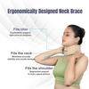 Wonder Care Neck Brace for Sleeping Cervical Collar Relief Neck Pain and Neck Support Soft Foam Wraps Keep Vertebrae Stable Black-Large