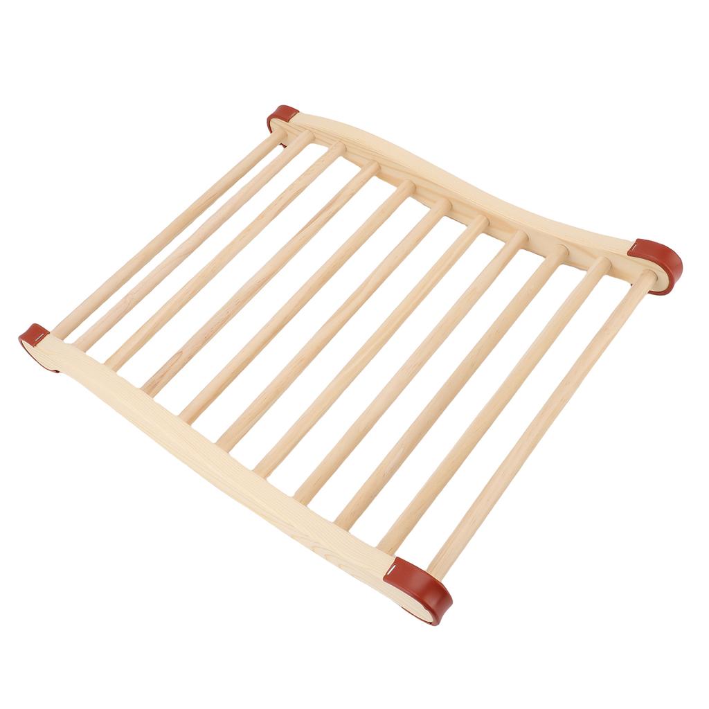 Деревянная спинка для сауны S-образной формы с противоскользящим покрытием, поддержка спины для сауны с подушкой, шапка, тапочки для оборудования сауны