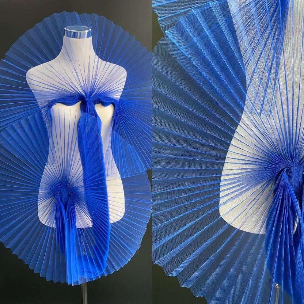 Модный DIY Материал 3D Свадебные Аксессуары Новая Плиссированная Жесткая Сетка