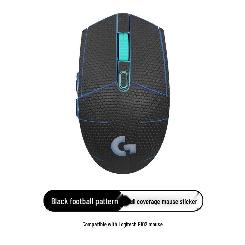 Logitech G102/G304/GPRO Anti-Slip Suede Mouse Stickers - Full Coverage, Sweat-Absorbent, Anti-Sweat Back Stickers