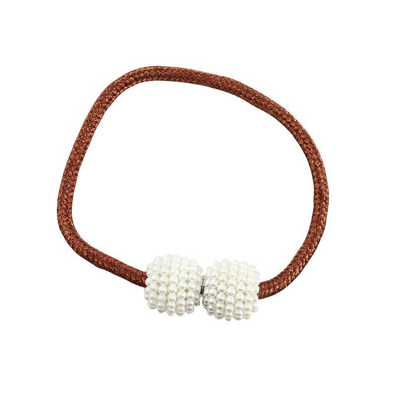 Pearl Magnet Curtains Buckles Modern Window Curtains Magnetic Tieback Holder Clips Holdbacks Curtain Strap Accessories