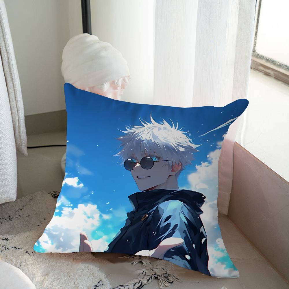 Аниме S-Сатору Г-Годжо Наволочка Чехол для диванной подушки Украшение для дома и комнаты Детский подарок