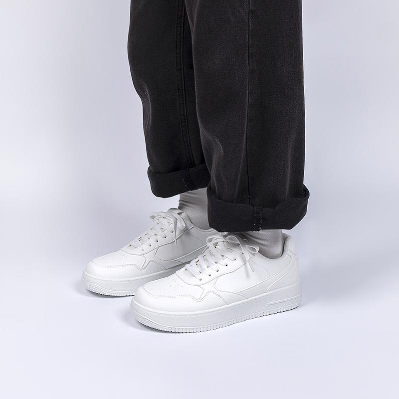 Global Versatile Platform White Shoes Men's ZHQ-HY958 Spring Lightweight Trend Shoes Men's Mesh Breathable Board Shoes