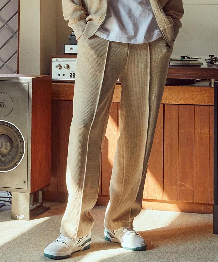 NOTIG Knit-Like Pants Beige_Oka3Ptlp110I1